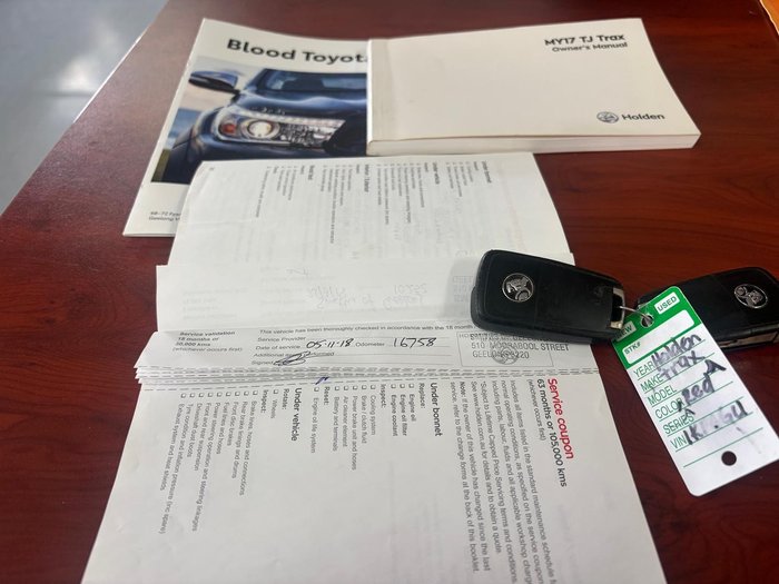 2017 Holden Trax LS TJ MY17 Absolute Red