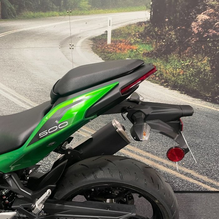2024 Kawasaki Z500 Green