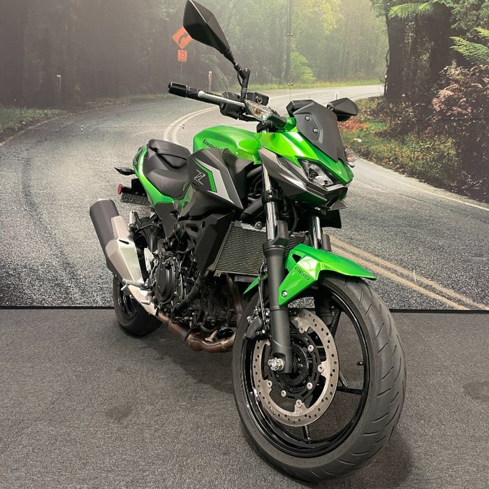 2024 Kawasaki Z500 Green