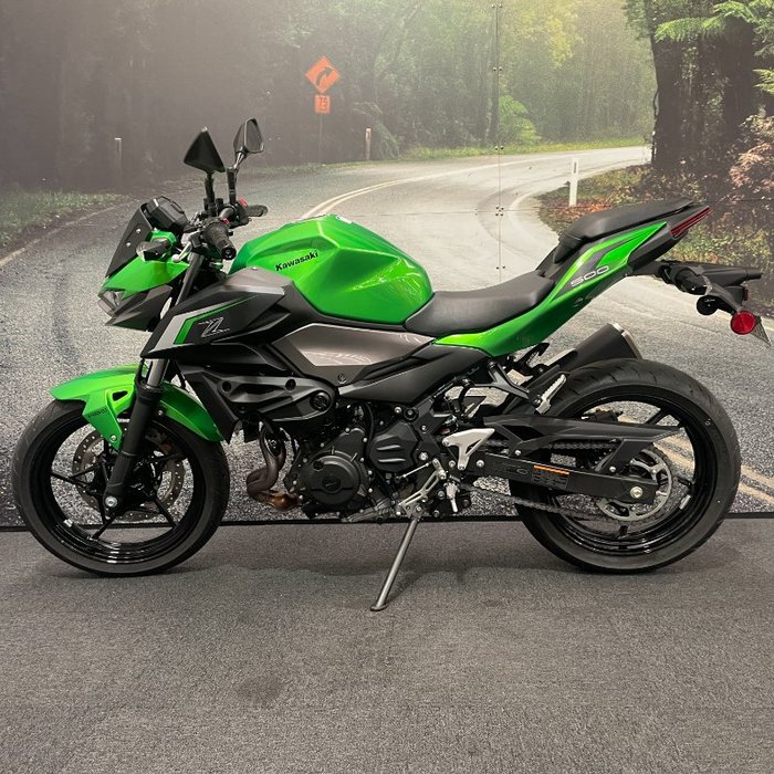 2024 Kawasaki Z500 Green