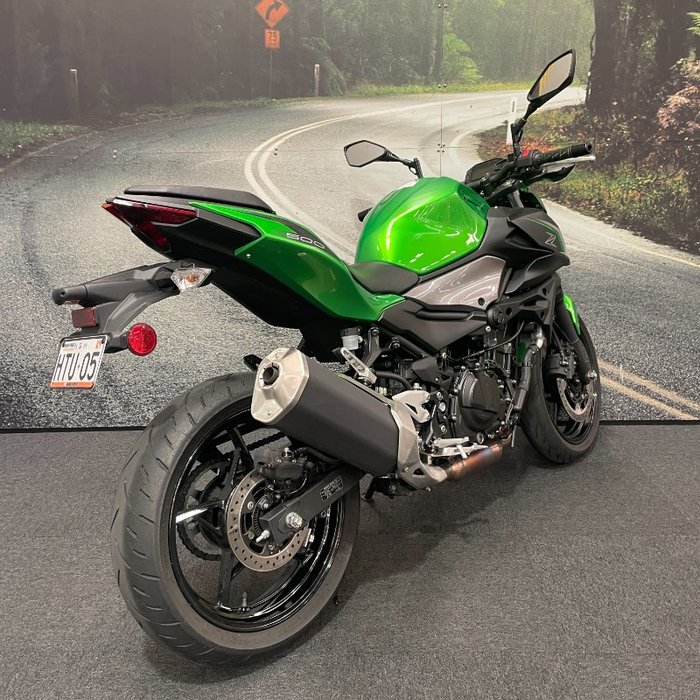 2024 Kawasaki Z500 Green