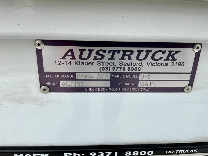 2021 U.D. Croner PK18 280 White