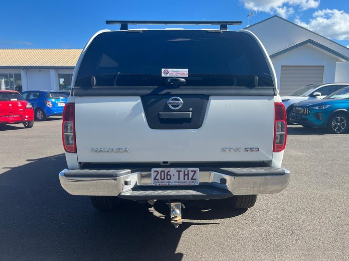 2012 Nissan Navara ST-X D40 Series 5 4X4 Dual Range Arctic White