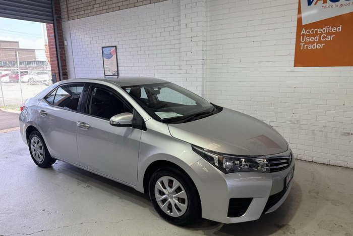 2014 Toyota Corolla Ascent ZRE172R Silver Ash