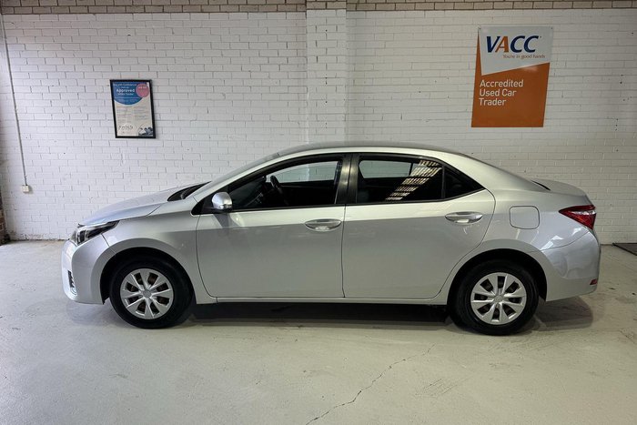 2014 Toyota Corolla Ascent ZRE172R Silver Ash