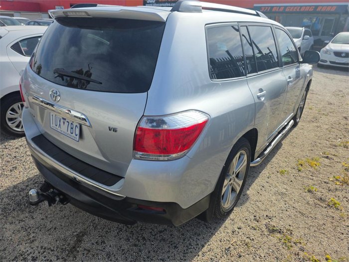 2012 Toyota Kluger KX-S GSU40R MY12 Silver Pearl