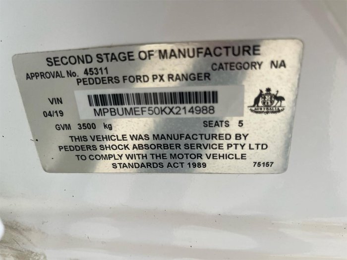 2019 Ford Ranger XL