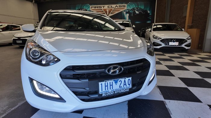 2016 Hyundai i30 GDe4 Series II MY16 Polar White