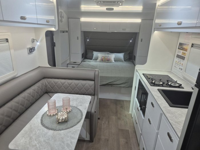 2026 JB Caravans Gator X 18'6 Front Door Club Lounge
