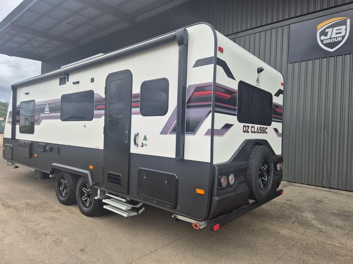 2026 New Age Caravans Oz Classic 22 Rear Club Lounge