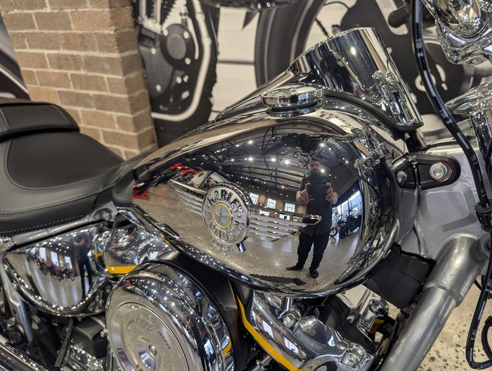 2025 Harley-Davidson Fat Boy Gray Ghost (FLSTFI) Softail Grey