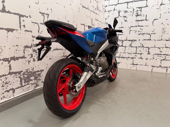 2025 Aprilia RS 457 RS Blue