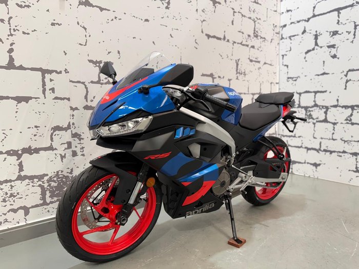 2025 Aprilia RS 457 RS Blue