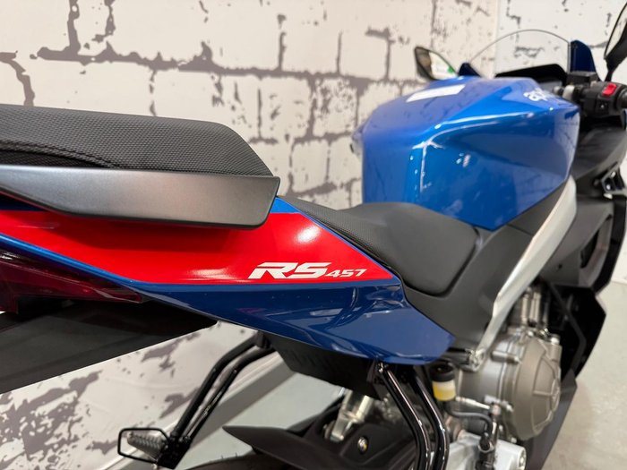2025 Aprilia RS 457 RS Blue