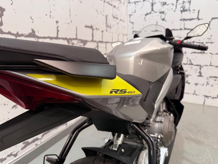 2025 Aprilia RS 457 RS Yellow
