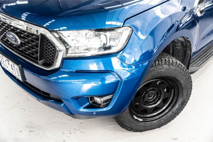 2021 Ford Ranger XLT PX MkIII MY21.75 4X4 Dual Range Lightning Blue
