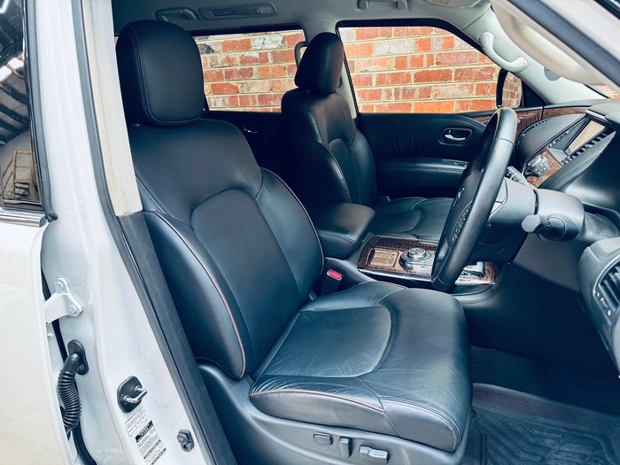 2020 Nissan Patrol Ti Y62 Series 5 MY20 4X4 Dual Range Moonstone White