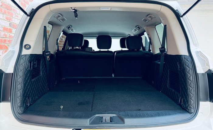 2020 Nissan Patrol Ti Y62 Series 5 MY20 4X4 Dual Range Moonstone White