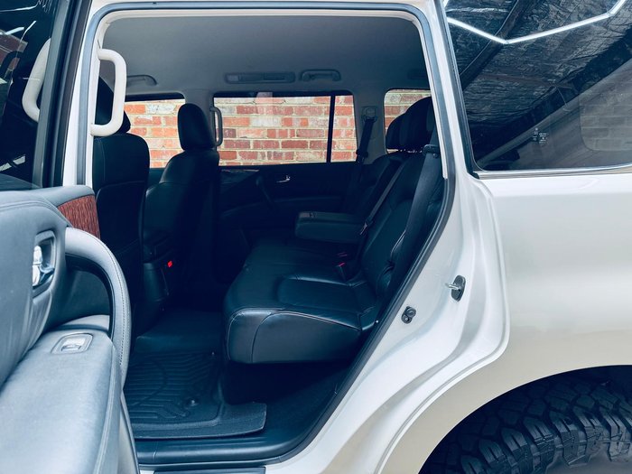 2020 Nissan Patrol Ti Y62 Series 5 MY20 4X4 Dual Range Moonstone White