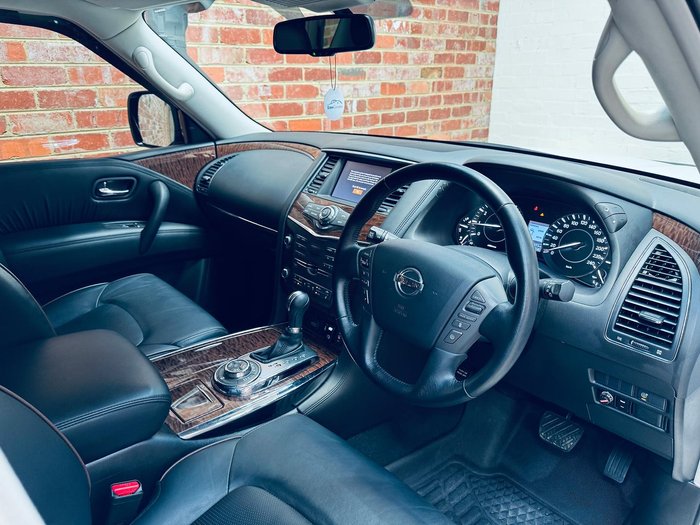 2020 Nissan Patrol Ti Y62 Series 5 MY20 4X4 Dual Range Moonstone White