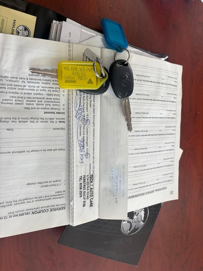 2010 Holden Barina TK MY11 Chilli Red