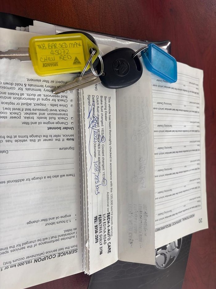 2010 Holden Barina TK MY11 Chilli Red