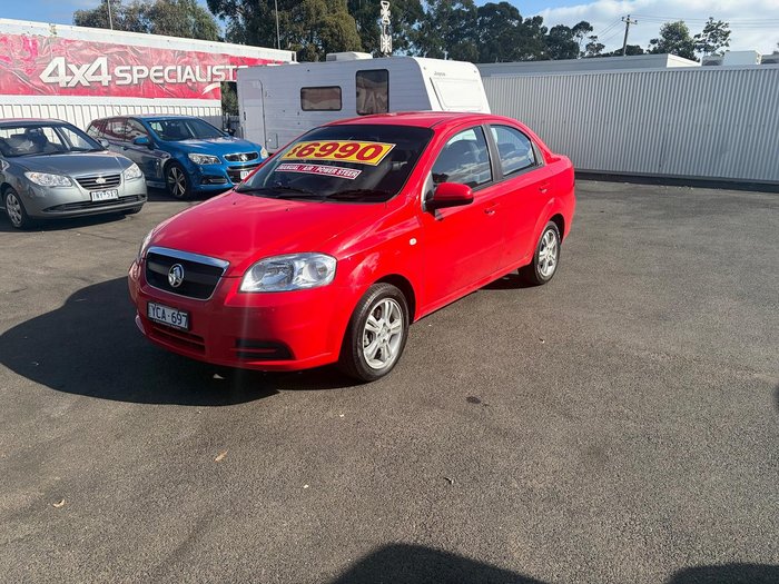 2010 Holden Barina TK MY11 Chilli Red