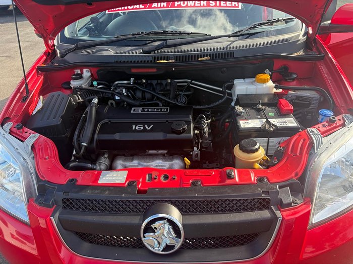 2010 Holden Barina TK MY11 Chilli Red