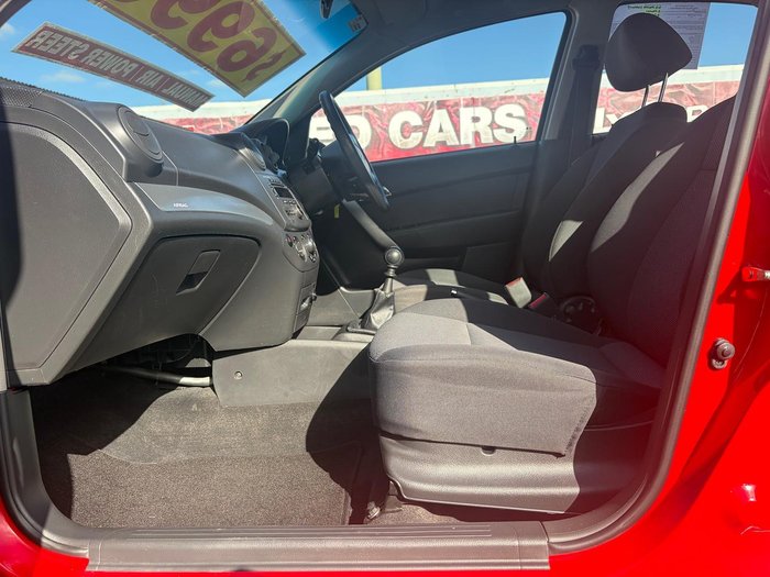 2010 Holden Barina TK MY11 Chilli Red