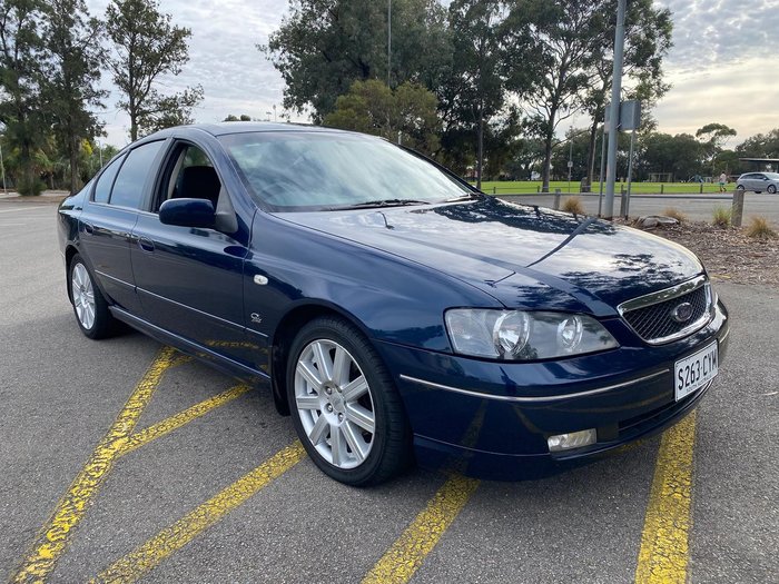 2002 Ford Fairmont Ghia BA Blue
