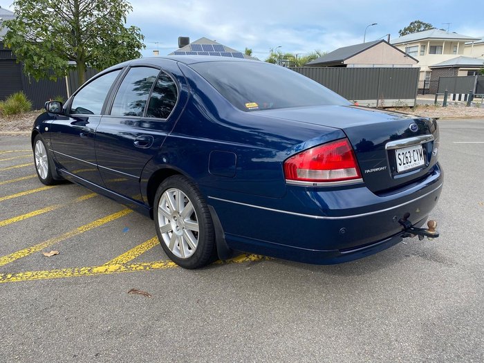 2002 Ford Fairmont Ghia BA Blue