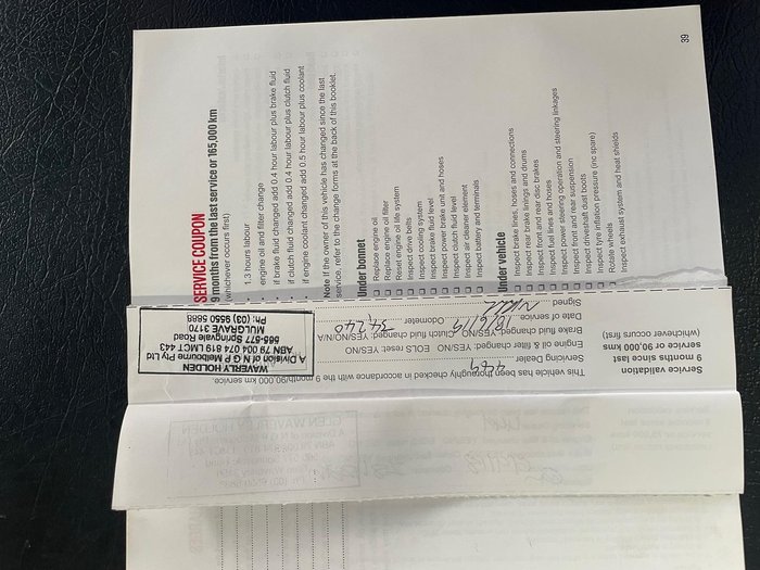 2014 Holden Barina CD Trio TM MY15 Nitrate