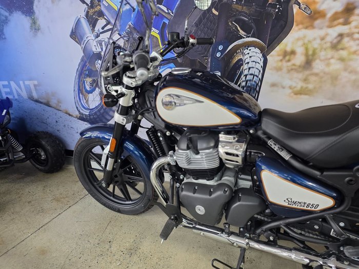 2025 ROYAL ENFIELD (SEE ALSO ENFIEL SUPER METEOR 650 BLUE/WHITE