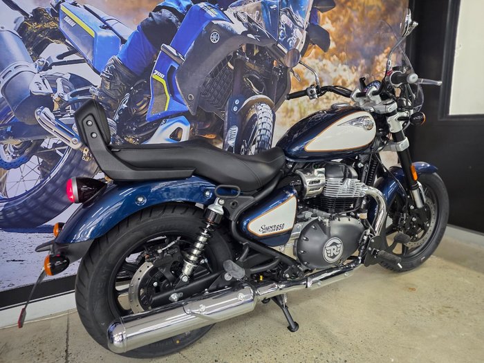 2025 ROYAL ENFIELD (SEE ALSO ENFIEL SUPER METEOR 650 BLUE/WHITE