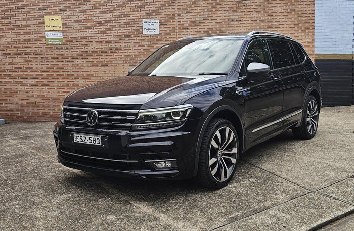 2019 Volkswagen Tiguan 162TSI Highline Allspace 5N MY19.5 Four Wheel Drive Deep Black