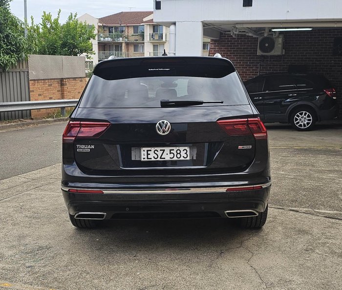 2019 Volkswagen Tiguan 162TSI Highline Allspace 5N MY19.5 Four Wheel Drive Deep Black