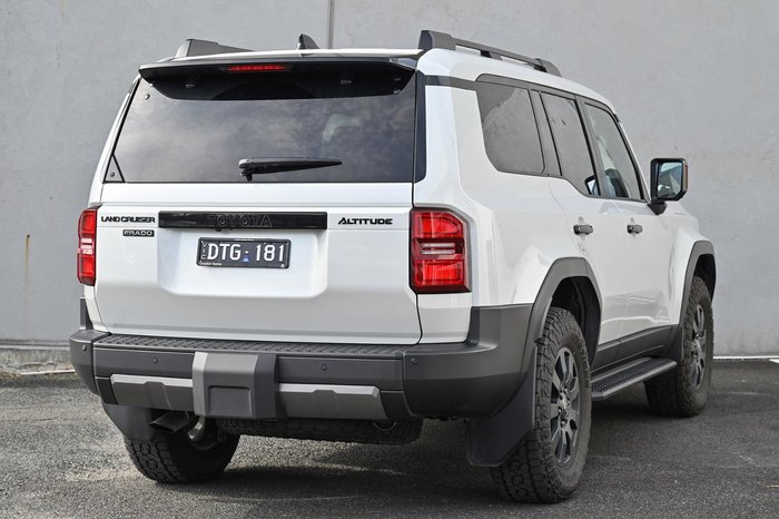 2025 Toyota Landcruiser Prado Altitude GDJ251R 4X4 Dual Range Frosted White