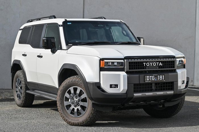 2025 Toyota Landcruiser Prado Altitude GDJ251R 4X4 Dual Range Frosted White