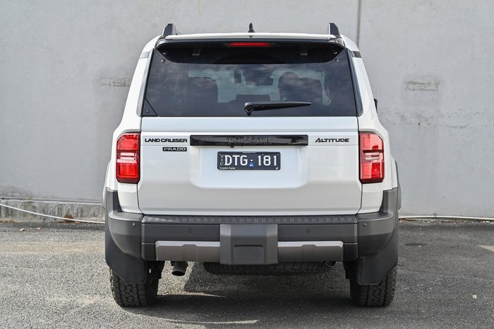 2025 Toyota Landcruiser Prado Altitude GDJ251R 4X4 Dual Range Frosted White
