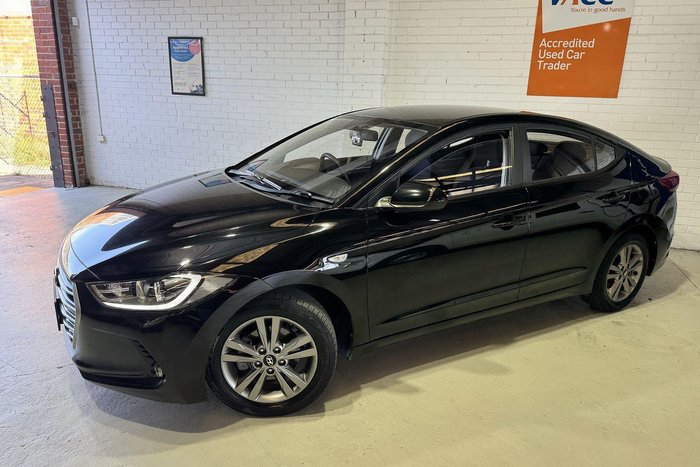 2016 Hyundai Elantra Active AD MY17 Phantom Black