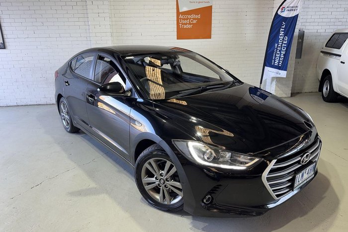 2016 Hyundai Elantra Active AD MY17 Phantom Black