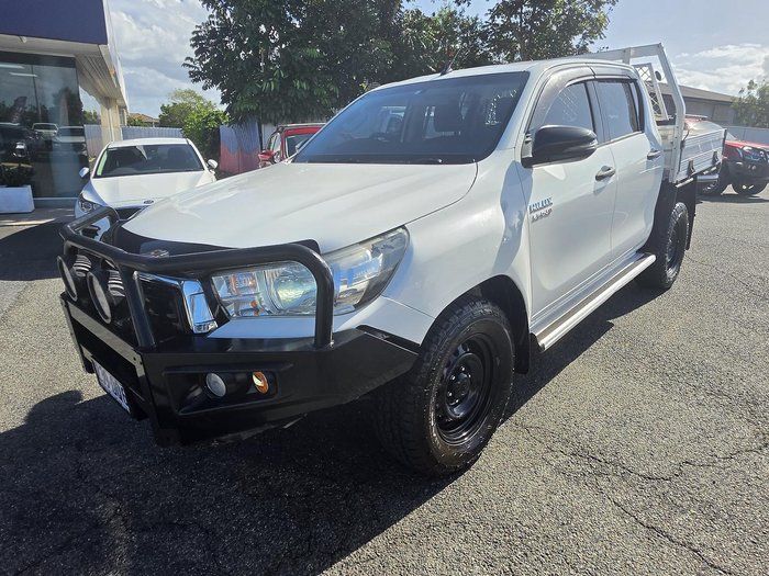 2019 Toyota Hilux SR GUN126R 4X4 Dual Range White