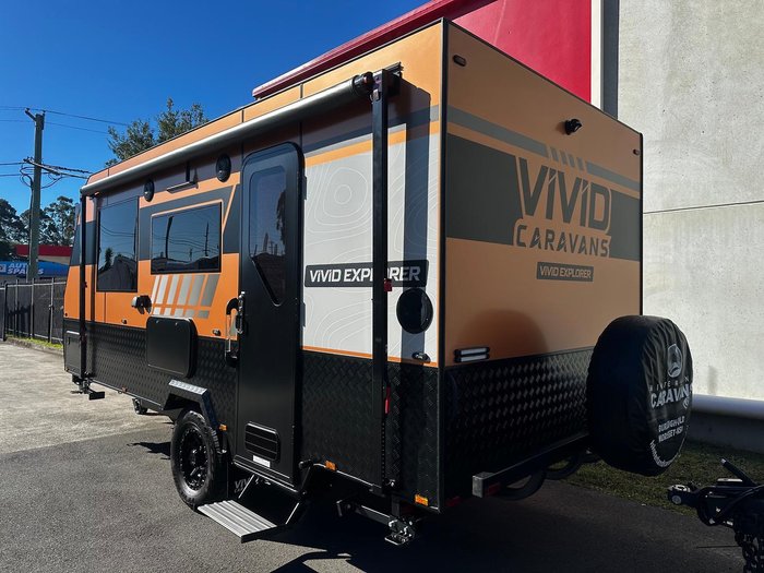 2026 Vivid Caravans Explorer 176 L Shape Lounge