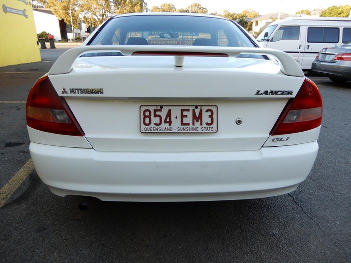 1997 Mitsubishi Lancer GLi CE White