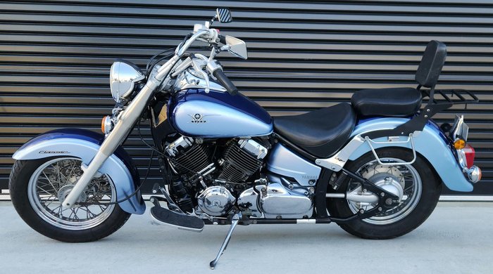 2004 Yamaha V-Star XVS650A Classic V-Star Blue