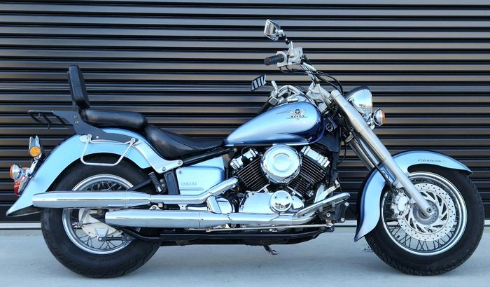 2004 Yamaha V-Star XVS650A Classic V-Star Blue