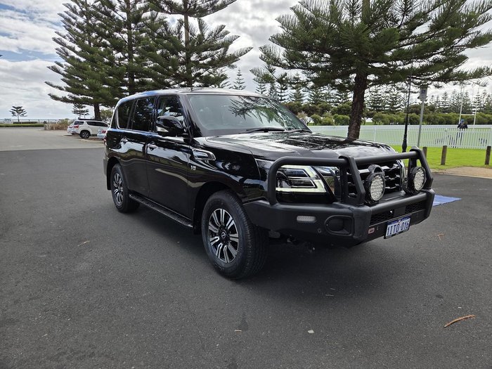 2022 Nissan Patrol Ti Y62 MY22 4X4 Dual Range Black Obsidian