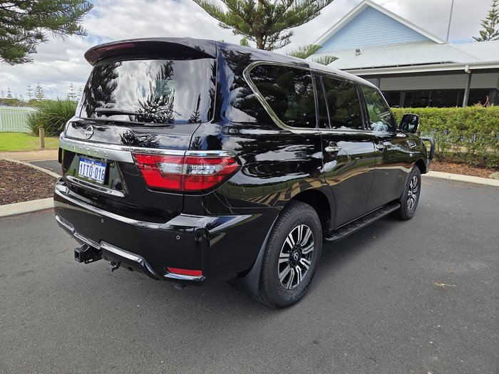 2022 Nissan Patrol Ti Y62 MY22 4X4 Dual Range Black Obsidian