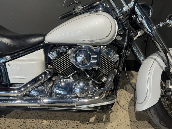 2009 Yamaha XVS650A V-STAR CLASSIC WHITE