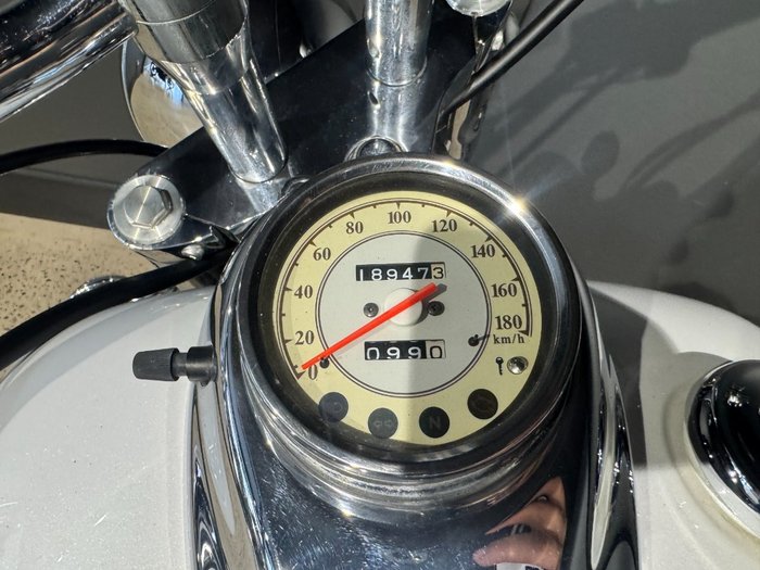 2009 Yamaha XVS650A V-STAR CLASSIC WHITE